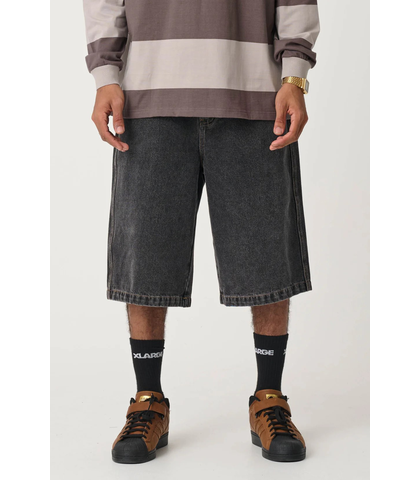 XLARGE BAGGY 91 BULL DENEM SHORT - WASHED BLACK