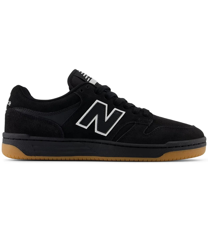 NEW BALANCE NUMERIC 480 - BLACK / BLACK SEUDE