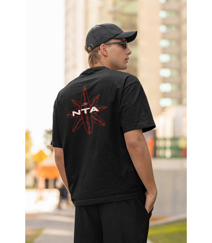 NGARU TOA PAPA NGARU TEE - BLACK / RED