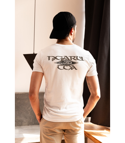 NGARU TOA DIAMOND TEE - WHITE