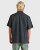 QUIKSILVER MENS CENTINELA 4 S/S DRESS SHIRT - BLACK