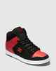 DC MANTECA HI SHOE - BLACK / RED