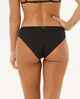 RIPCURL LADIES PREMIUM SURF FULL BIKINI PANT - BLACK