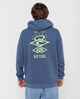 RIPCURL MENS SEARCH ICON HOODY - BLUEFIN