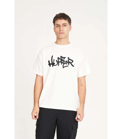 HUFFER MENS BLOCK TEE - ITCHING - CHALK