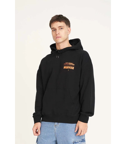 HUFFER MENS BLOCK HOOD - M.H - BLACK