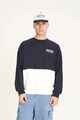 HUFFER MENS BATTER CREW - ALL STAR - NAVY / CHALK