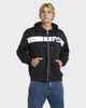 QUIKSILVER MENS TILT PANEL ZIP HOODY - BLACK