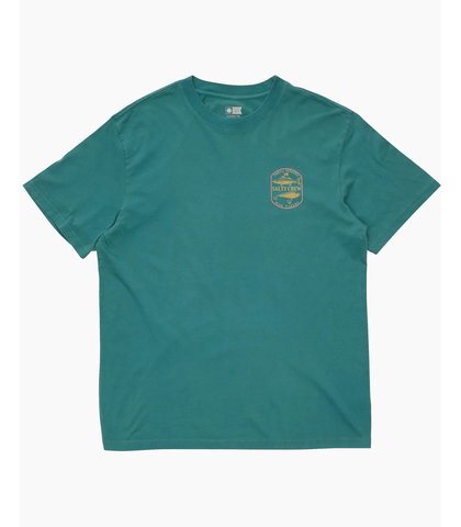 SALTY CREW MENS  BAITED S/S TEE - PIGMENT TEAL