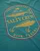 SALTY CREW MENS  BAITED S/S TEE - PIGMENT TEAL