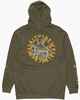SALTY CREW MENS TENTACLES HOODY - DUSTY OLIVE