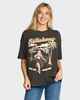 BILLABONG LADIES MY SUNNY GIRL TEE - OFF BLACK