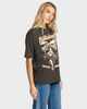 BILLABONG LADIES MY SUNNY GIRL TEE - OFF BLACK