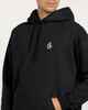 VOLCOM MENS SKIDDER HOODY - BLACK