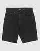 QUIKSILVER MENS AQUA CULT DEMIN SHORTS - BLACK