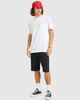 QUIKSILVER MENS AQUA CULT DEMIN SHORTS - BLACK
