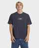 QUIKSILVER MENS FUSION S/S TEE - BLACK WAVE