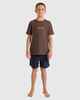 QUIKSILVER BOYS THE VOID S/S TEE - CHOCOLATE