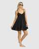 BILLABONG LADIES BEACH VIBES CVRUP DRESS - BLACK PEBBLE