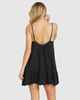 BILLABONG LADIES BEACH VIBES CVRUP DRESS - BLACK PEBBLE