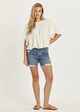 AMUSE SOCIETY KADEN S/S TOP - WHITE