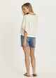 AMUSE SOCIETY KADEN S/S TOP - WHITE