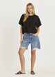 AMUSE SOCIETY PERFECT S/S TOP - BLACK