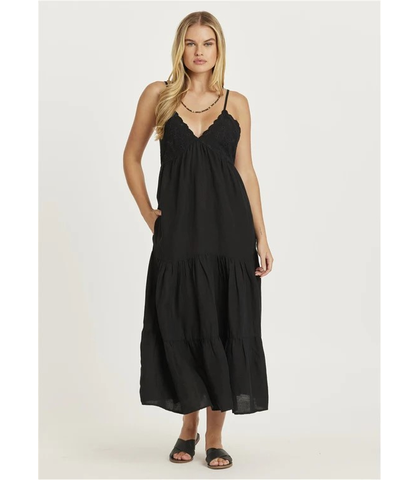 AMUSE SOCIETY CHECK ME OUT DRESS - BLACK