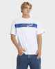 QUIKSILVER MENS TILT PANEL S/S TEE - WHITE
