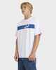 QUIKSILVER MENS TILT PANEL S/S TEE - WHITE