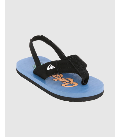 QUIKSILVER GROMS MONCATA LAYBACK JANDAL - BLUE / MULTI