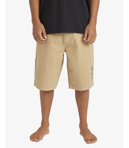 BILLABONG MENS SMOKO CORD SHORT - DESERT