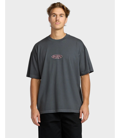 BILLABONG MENS BAD DOG OG S/S TEE - MIDNIGHT BLUE