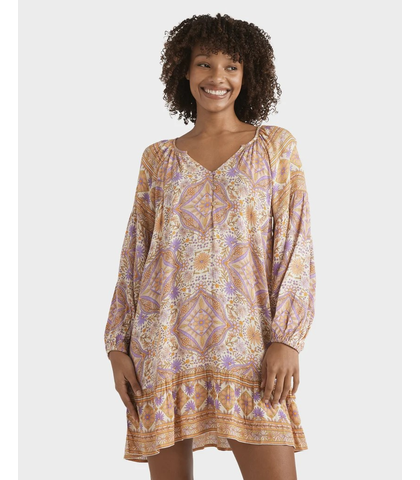 BILLABONG LADIES JUST FOR YOU DREAMER DRESS - SUNSTONE