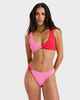 ROXY LADIES LAGOS BRALETTE BIKINI TOP - TOMATO