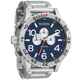 NIXON 51-30 CHRONO SS WATCH - SILVER / MIDNIGHT