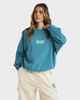 BILLABONG LADIES SURF HIGH KENDALL CREW - DEEP TEAL 