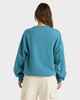 BILLABONG LADIES SURF HIGH KENDALL CREW - DEEP TEAL 