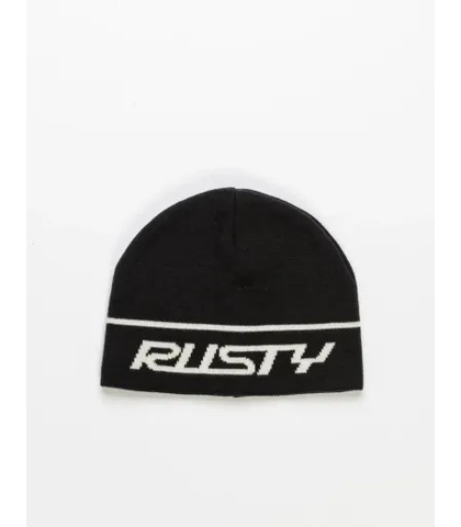 RUSTY MENS BENDER BEANIE - BLACK