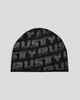 RUSTY MENS FLIPSIDE REVERSIBLE BEANIE - BLACK