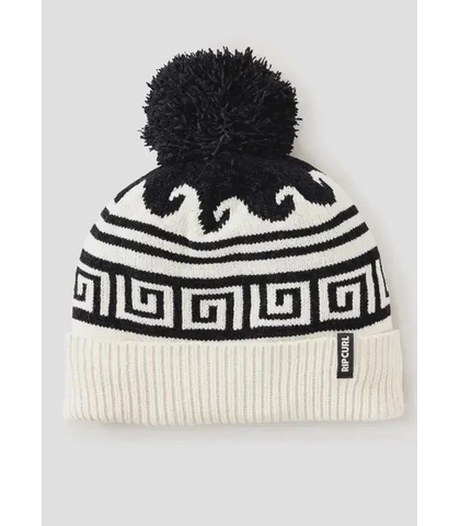RIPCURL LADIES SOLEIL REG POM POM BEANIE - BONE