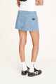 HUFFER LADIES 97 DENIM MINI SKIRT - DRIFT BLUE