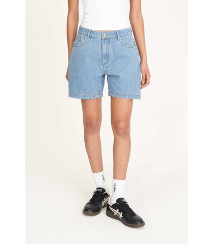HUFFER LADIES VINTAGE DENIM SHORT - DRIFT BLUE