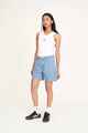 HUFFER LADIES VINTAGE DENIM SHORT - DRIFT BLUE
