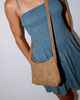 RUSTY LADIES ARIA SUEDE SIDE BAG - TAN