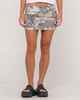 RUSTY LADIES CAMO-MILE LOW RISE MINI SKIRT - CAMO