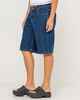 RUSTY LADIES BETHANY BAGGY LOW RISE DENIM JORT - DEEP SEA BLUE