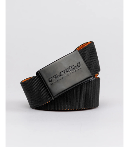 RUSTY BRIGHT SIDE WEBBING BELT - ORANGE