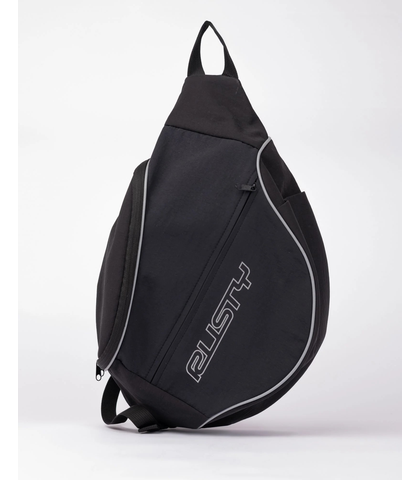 RUSTY MENS FIXIE SLING BAG - BLACK