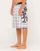 RUSTY MENS HOODUS FIXED WAIST BOARDSHORT - ULTIMATE GREY